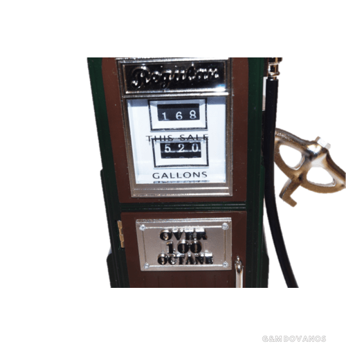 Muzikinė dėžutė "Benzino kolonėlė", 32x11x7 cm